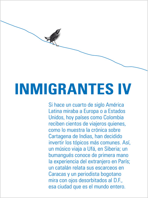 Title details for Inmigrantes IV by Varios Autores - Available